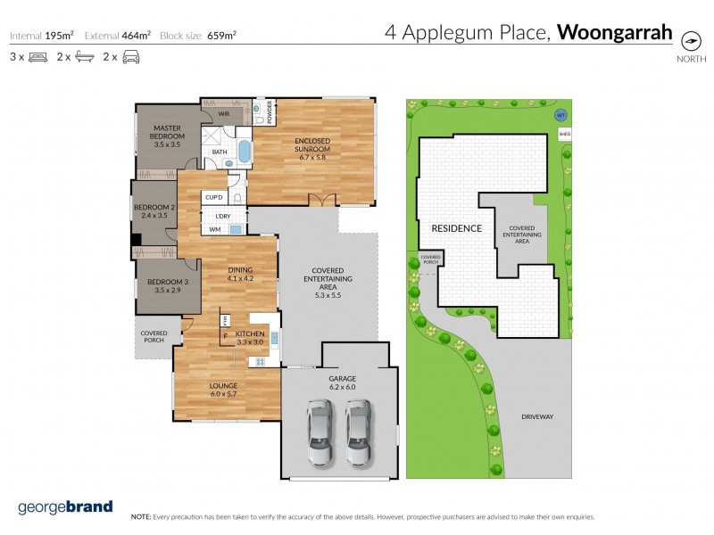 4 Applegum Place, Woongarrah NSW 2259 Floorplan