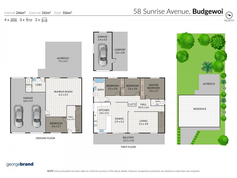58 Sunrise Avenue, Budgewoi NSW 2262 Floorplan