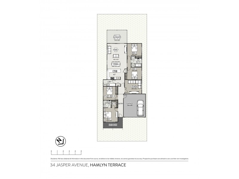 34 Jasper Avenue, Hamlyn Terrace NSW 2259 Floorplan