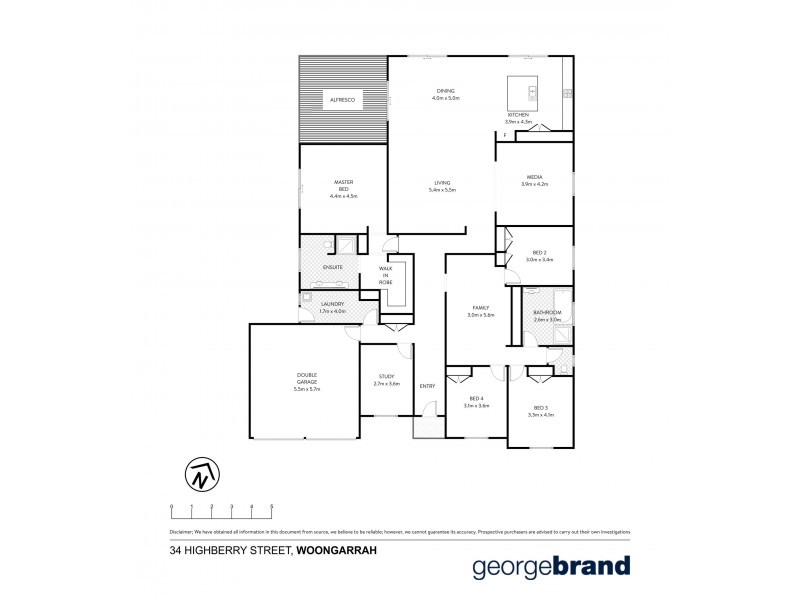34 Highberry Street, Woongarrah NSW 2259 Floorplan
