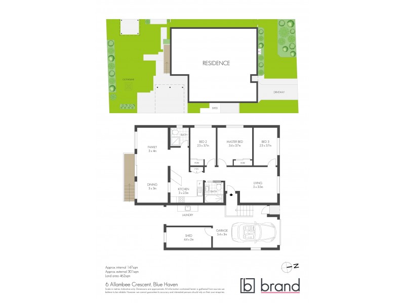6 Allambee Crescent, Blue Haven NSW 2262 Floorplan