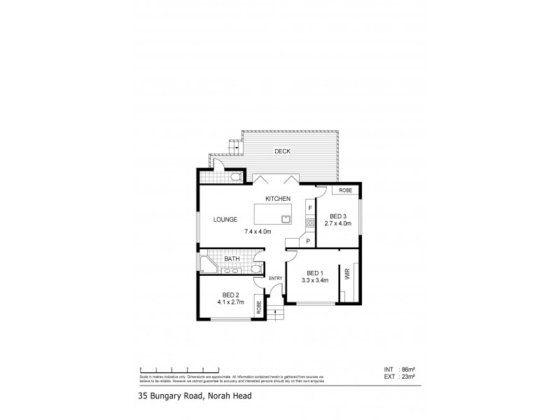35 Bungary Road, Norah Head NSW 2263 Floorplan
