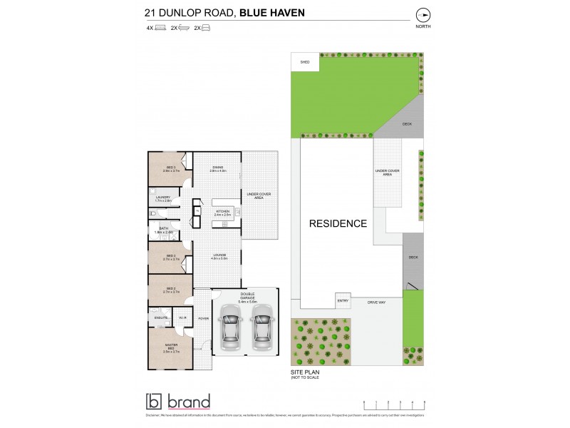 21 Dunlop Road, Blue Haven NSW 2262 Floorplan