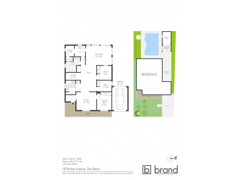 18 Barker Avenue, San Remo NSW 2262 Floorplan