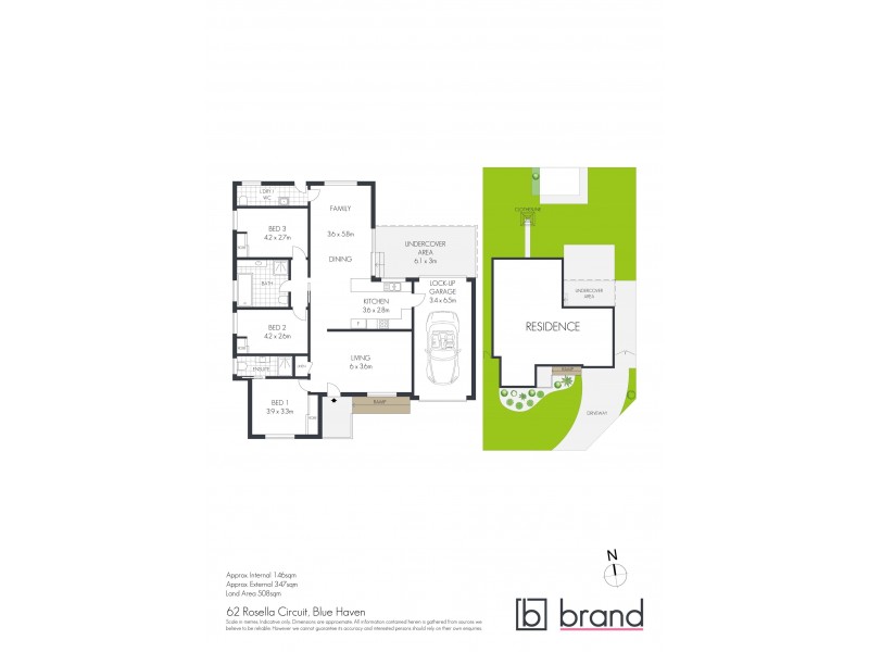 62 Rosella Circuit, Blue Haven NSW 2262 Floorplan