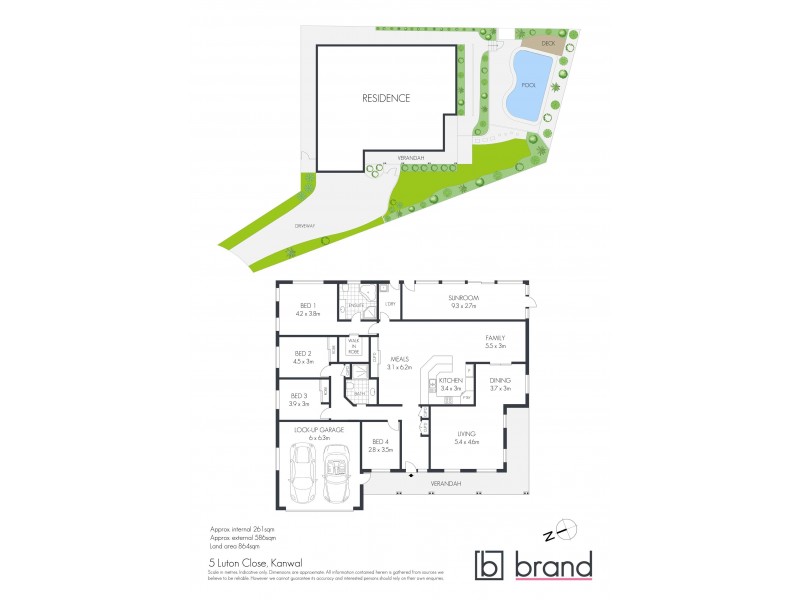 5 Luton Close, Kanwal NSW 2259 Floorplan