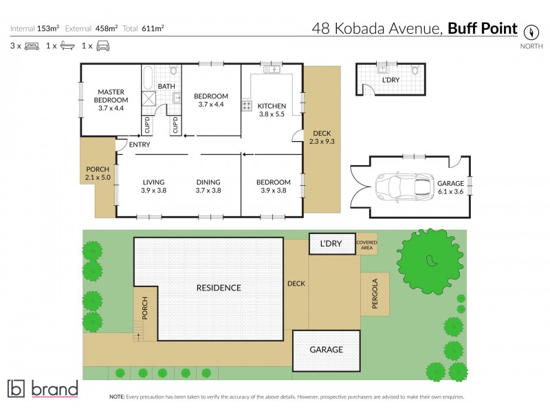 48 Kobada Avenue, Buff Point NSW 2262 Floorplan