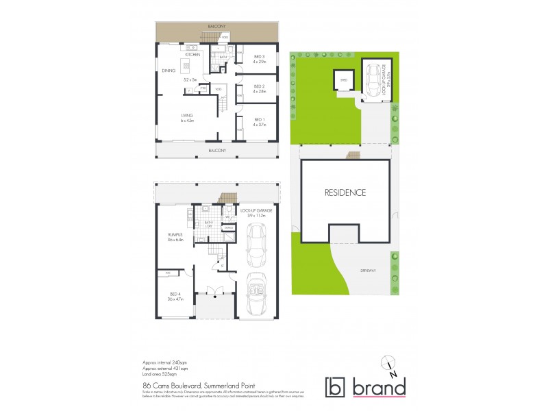 86 Cams Boulevard, Summerland Point NSW 2259 Floorplan