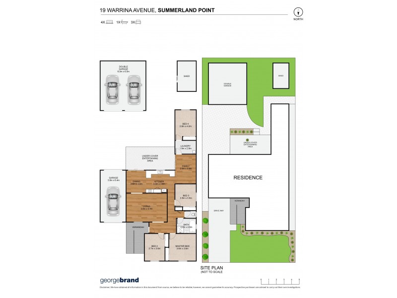 19 Warrina Avenue, Summerland Point NSW 2259 Floorplan
