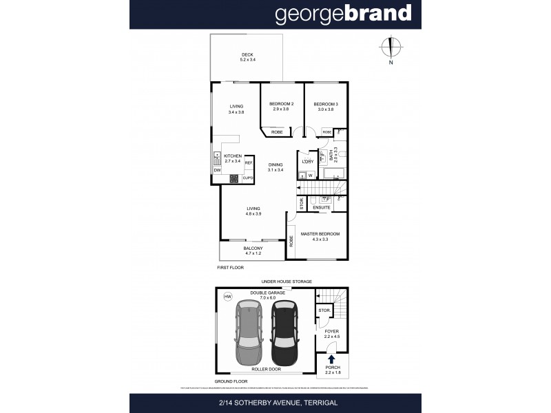 2/14 Sotherby Avenue, Terrigal NSW 2260 Floorplan