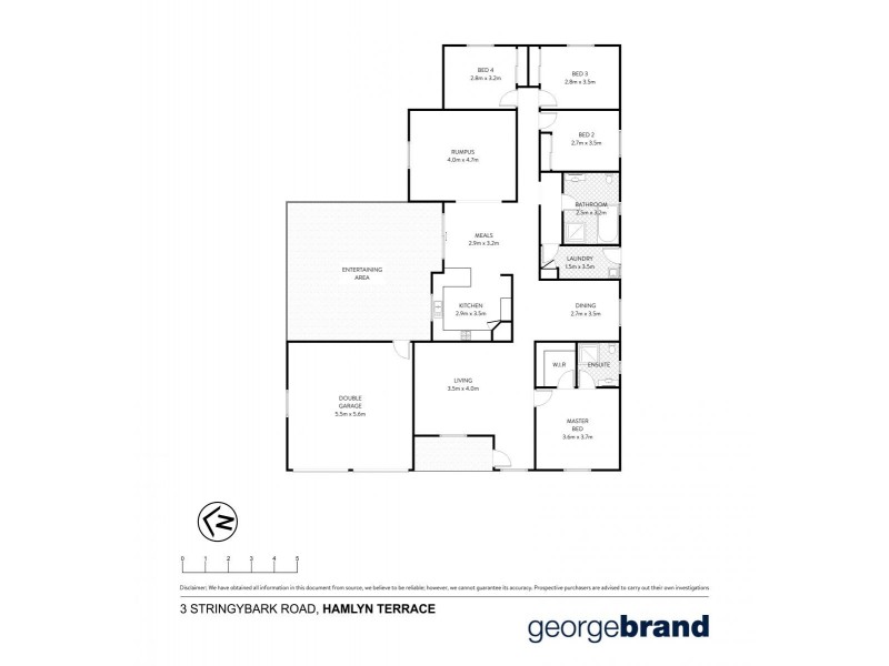 3 Stringybark Road, Hamlyn Terrace NSW 2259 Floorplan