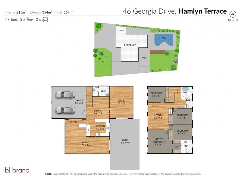 46 Georgia Drive, Hamlyn Terrace NSW 2259 Floorplan