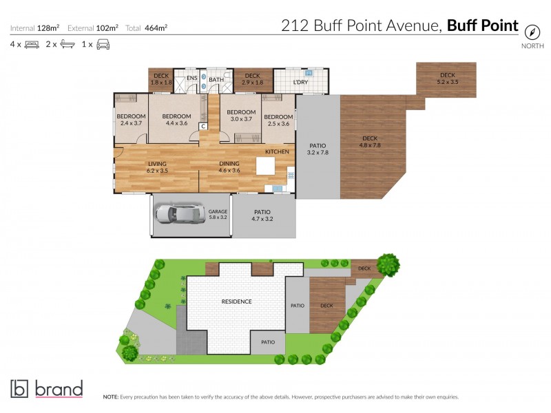 212 Buff Point Avenue, Buff Point NSW 2262 Floorplan