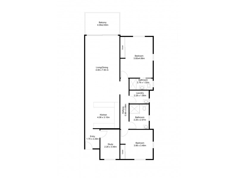 91/11 Dobell Drive, Wangi Wangi NSW 2267 Floorplan