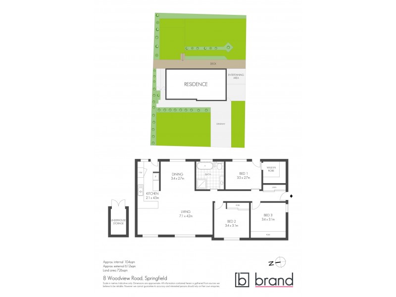 8 Woodview Road, Springfield NSW 2250 Floorplan