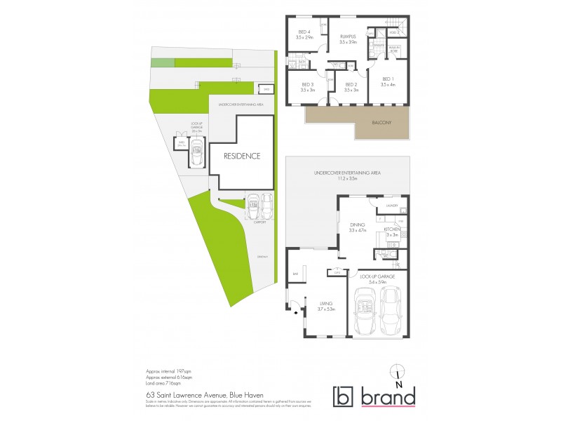 63 St Lawrence Avenue, Blue Haven NSW 2262 Floorplan