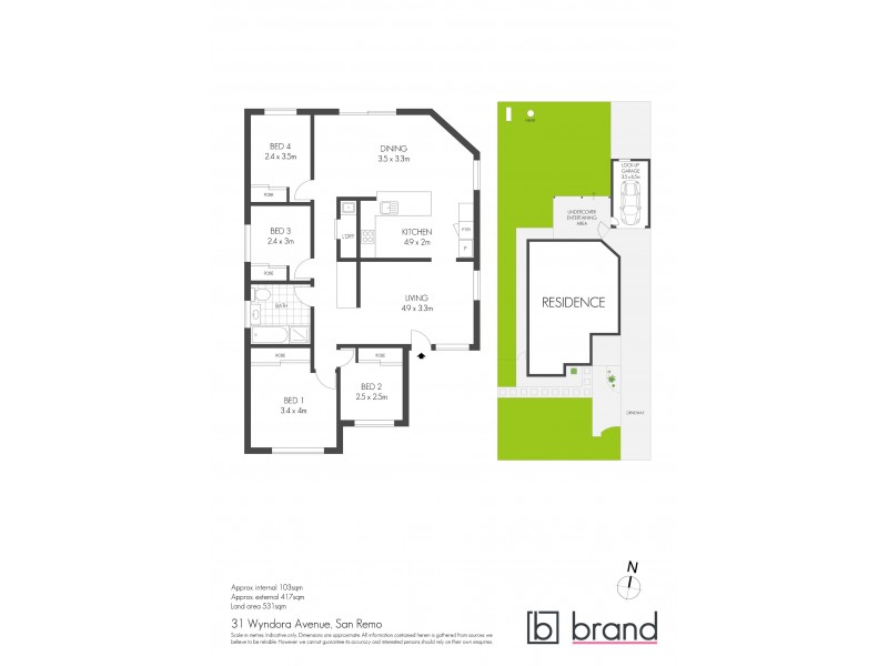 31 Wyndora Avenue, San Remo NSW 2262 Floorplan