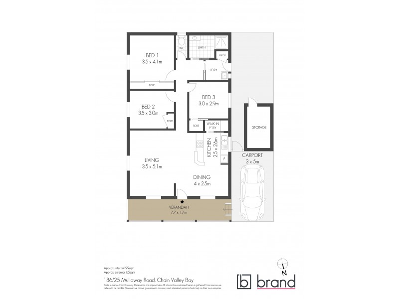 186/25 Mulloway Road, Chain Valley Bay NSW 2259 Floorplan