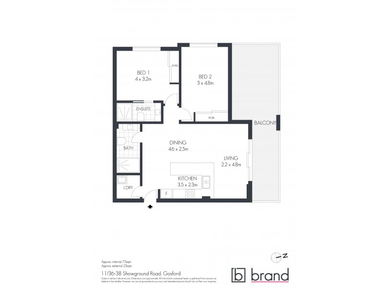 11/36-38 Showground Road, Gosford NSW 2250 Floorplan