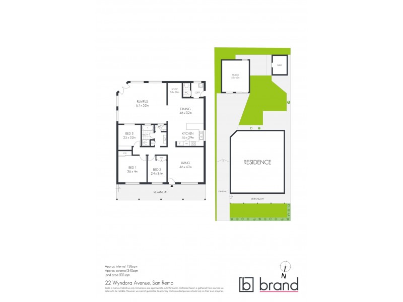 22 Wyndora Avenue, San Remo NSW 2262 Floorplan