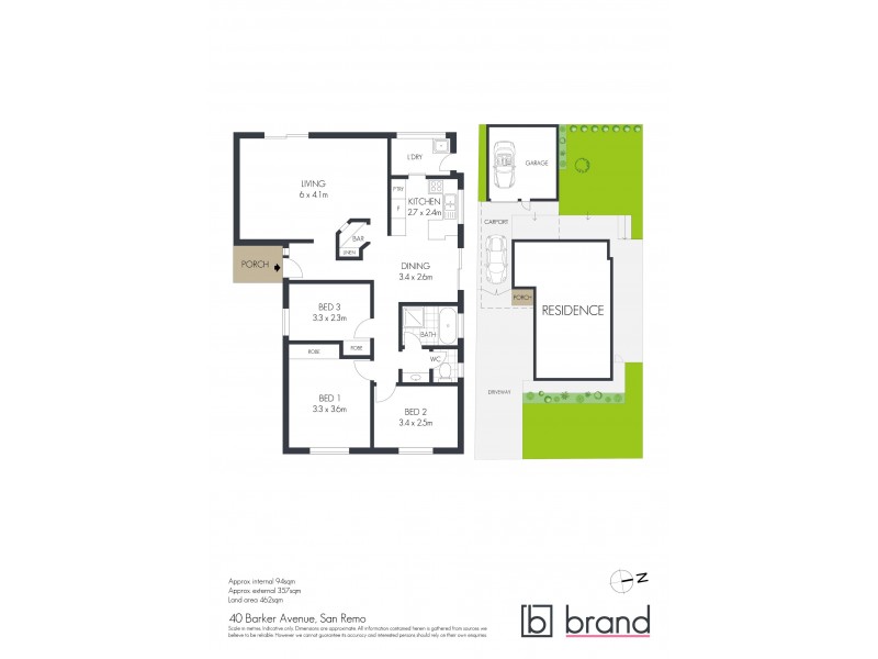 40 Barker Avenue, San Remo NSW 2262 Floorplan