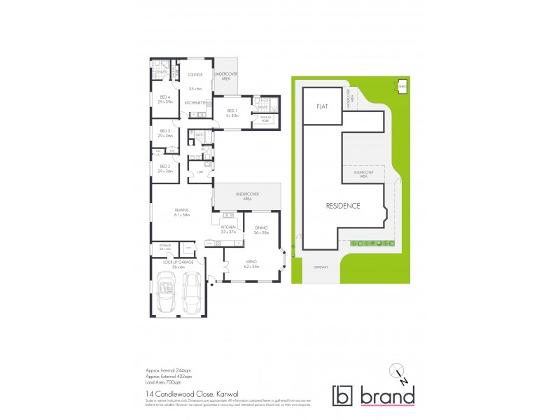 14 Candlewood Close, Kanwal NSW 2259 Floorplan