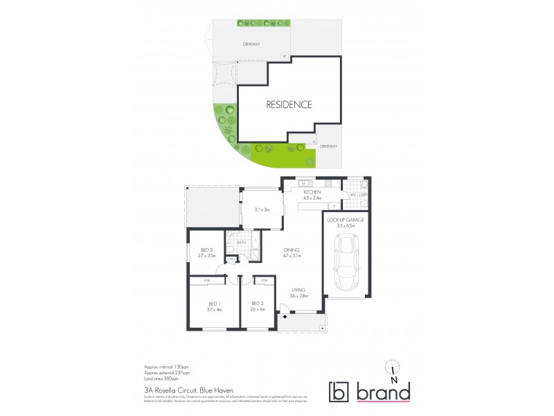 3A Rosella Circuit, Blue Haven NSW 2262 Floorplan