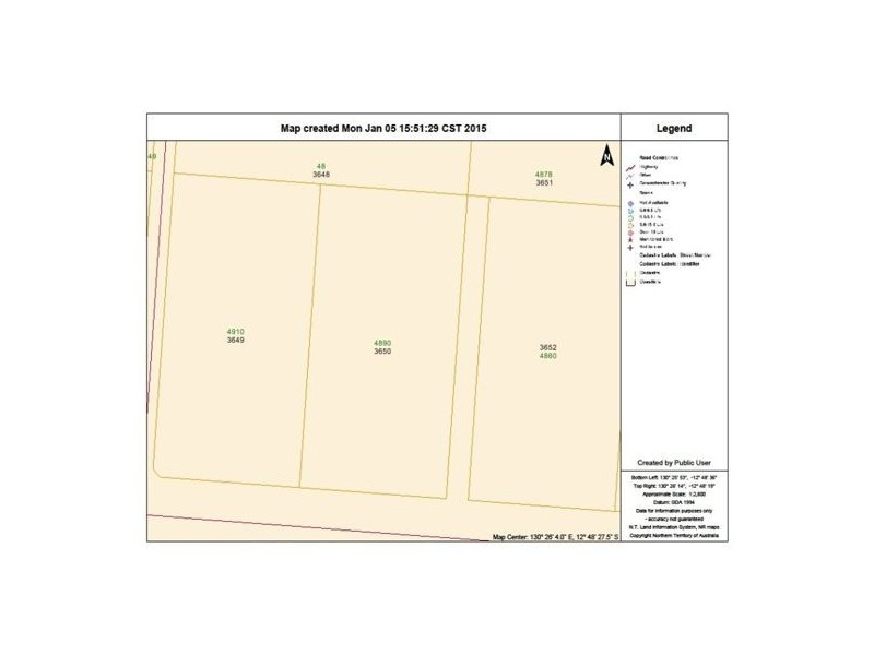 Sec 3650-4890 FOG BAY ROAD, Dundee Downs NT 0840