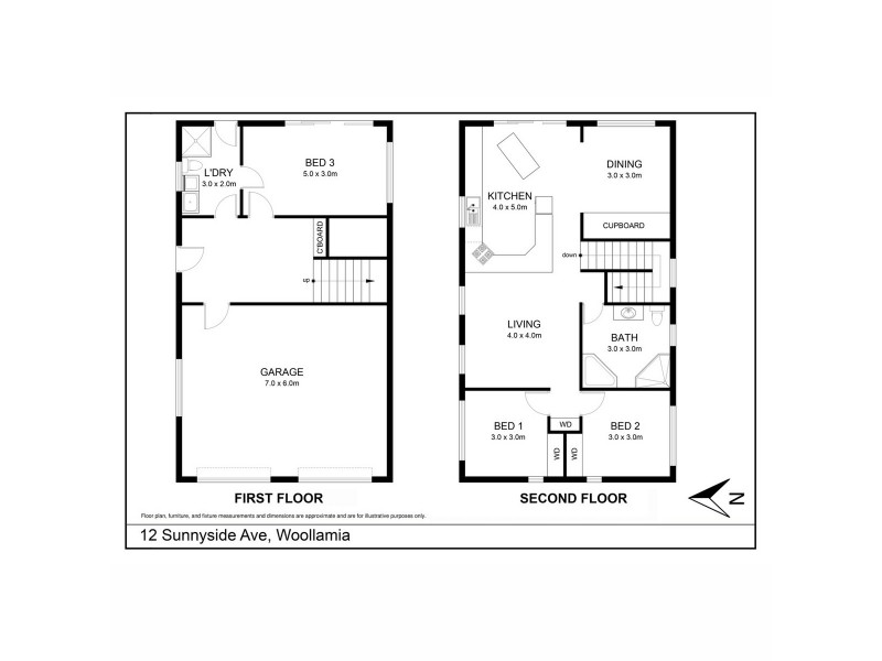 12 Sunnyside Avenue, Woollamia NSW 2540 Floorplan