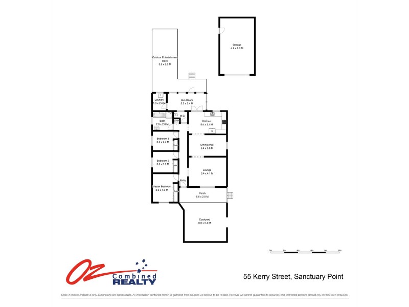 55 Kerry Street, Sanctuary Point NSW 2540 Floorplan