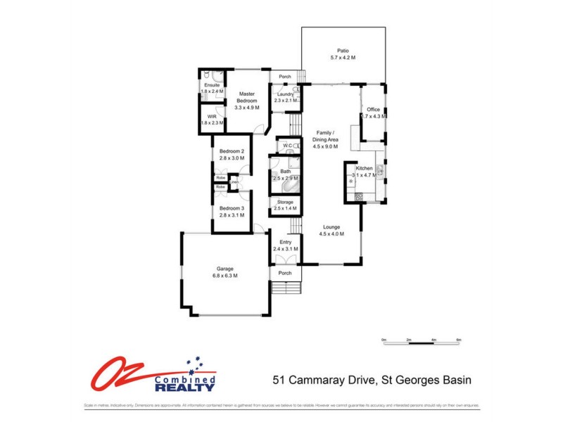 51 Cammaray Drive, St Georges Basin NSW 2540 Floorplan