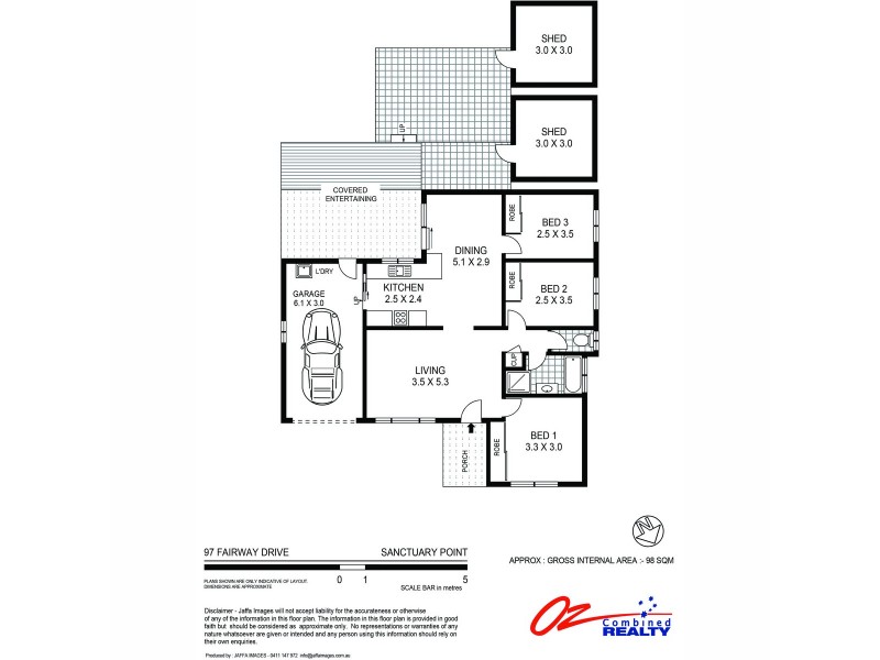 97 Fairway Drive, Sanctuary Point NSW 2540 Floorplan