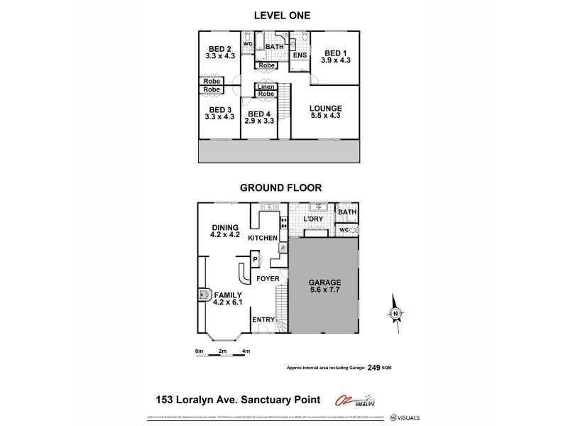 153 Loralyn Avenue, Sanctuary Point NSW 2540 Floorplan