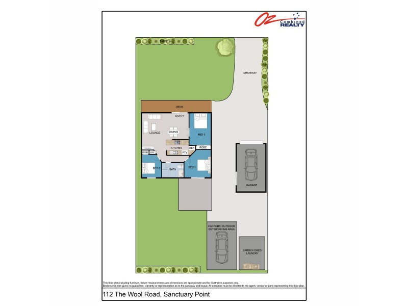 112 The Wool Road, Sanctuary Point NSW 2540 Floorplan