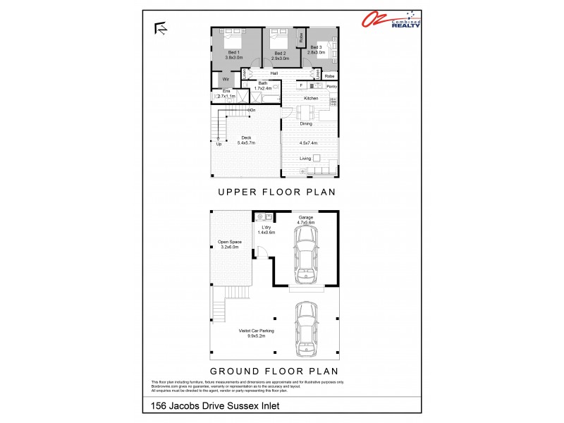 156 Jacobs Drive, Sussex Inlet NSW 2540 Floorplan