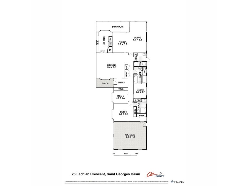 25 Lachlan Crescent, St Georges Basin NSW 2540 Floorplan