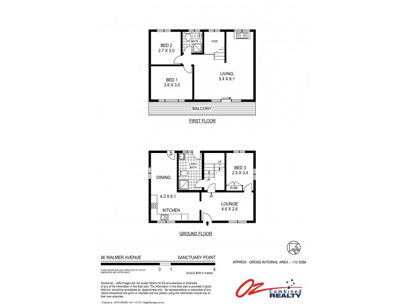 96 Walmer Avenue, Sanctuary Point NSW 2540 Floorplan
