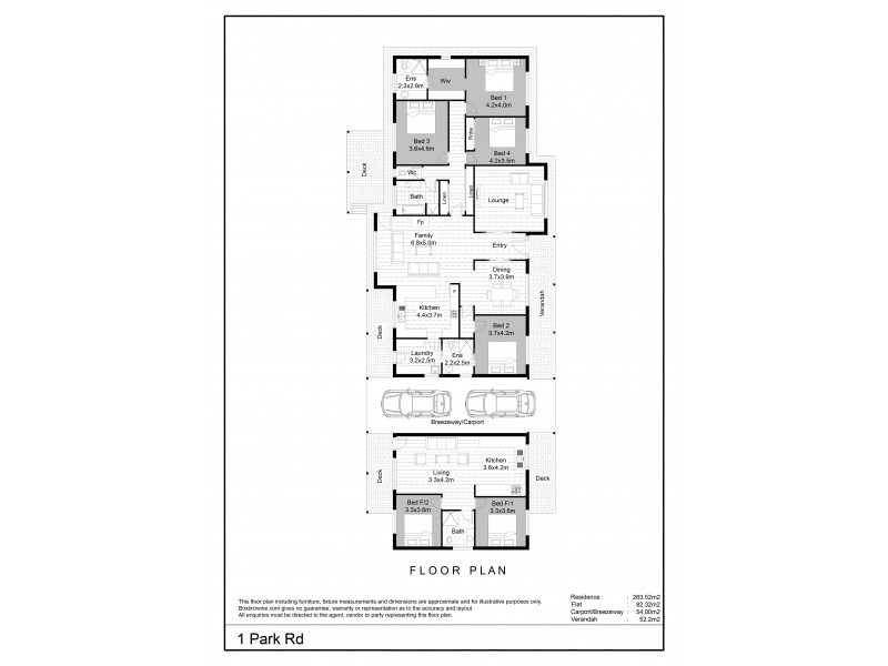 1 Park Road, St Georges Basin NSW 2540 Floorplan