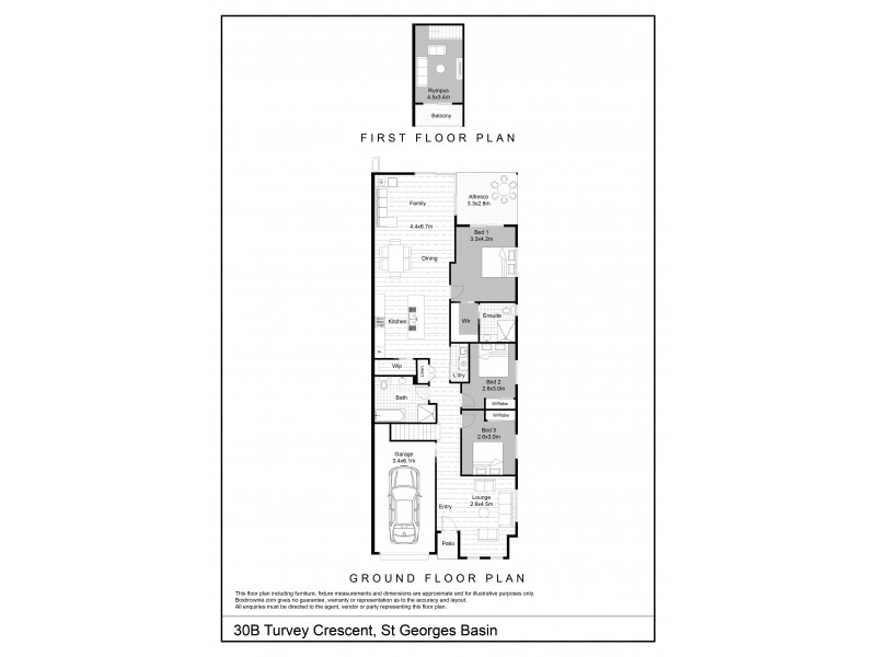 30A Turvey Crescent, St Georges Basin NSW 2540 Floorplan