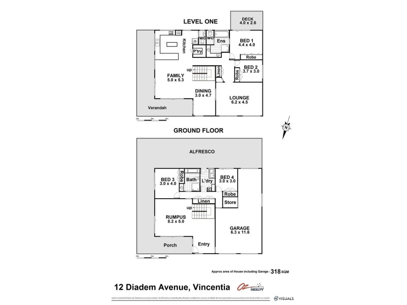 12 Diadem Avenue, Vincentia NSW 2540 Floorplan