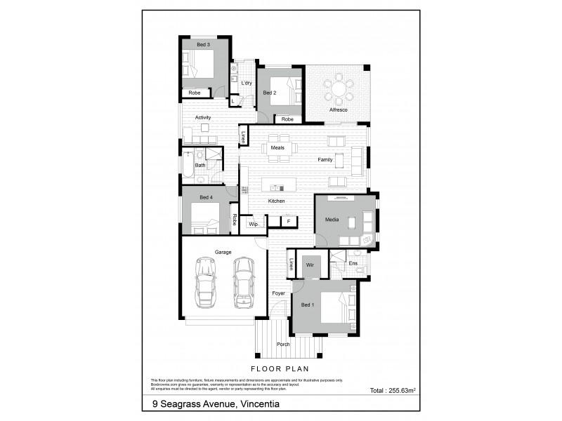 9 Seagrass Avenue, Vincentia NSW 2540 Floorplan