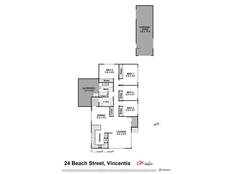 24 Beach Street, Vincentia NSW 2540 Floorplan