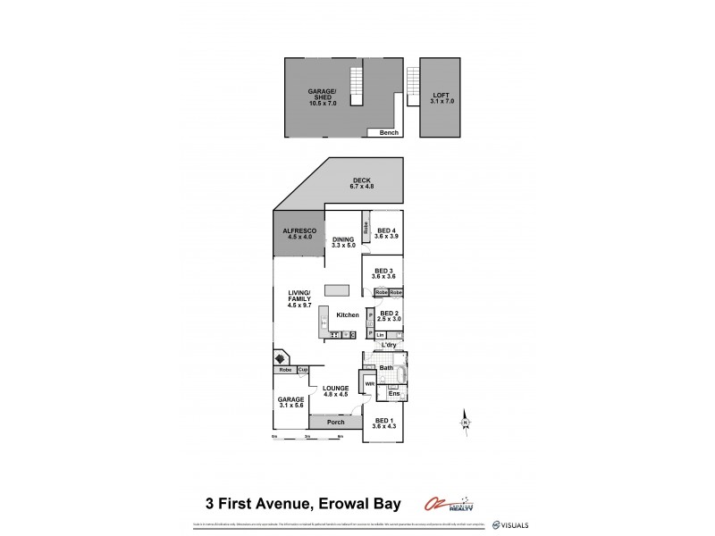3 First Avenue, Erowal Bay NSW 2540 Floorplan