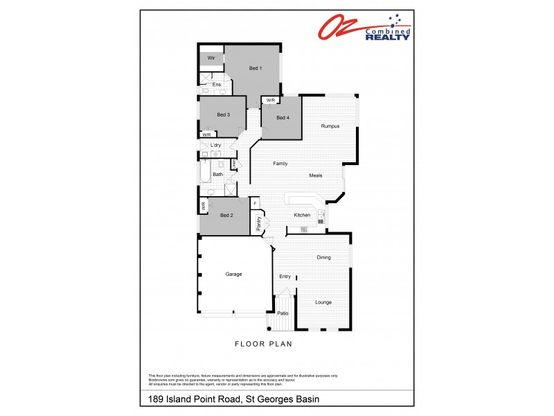 189 Island Point Road, St Georges Basin NSW 2540 Floorplan