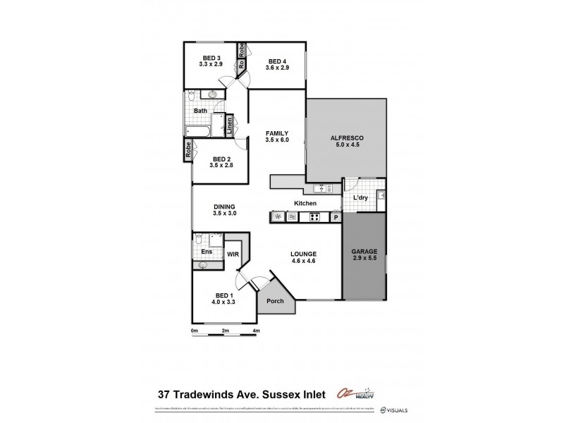 37 Tradewinds Avenue, Sussex Inlet NSW 2540 Floorplan
