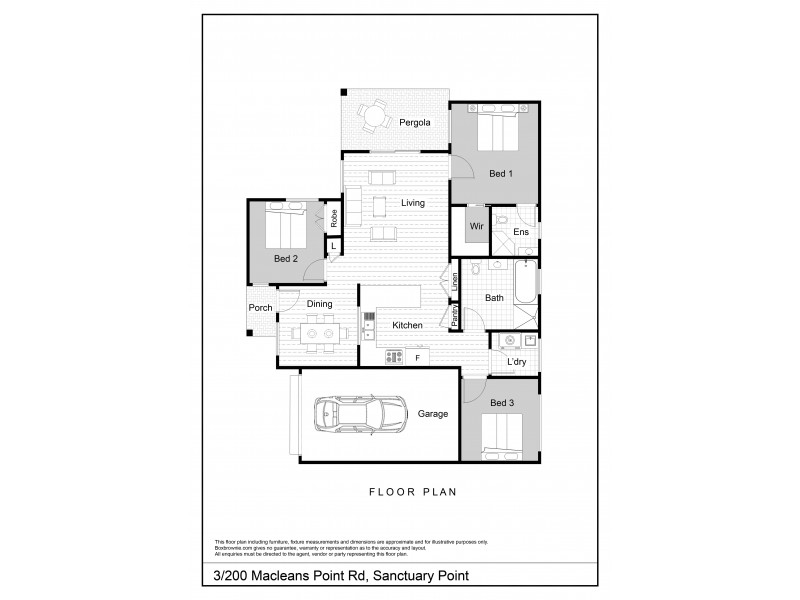 3/200 Macleans Point Road, Sanctuary Point NSW 2540 Floorplan