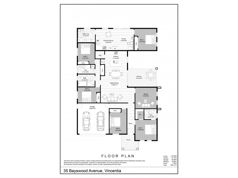 35 Bayswood Avenue, Vincentia NSW 2540 Floorplan