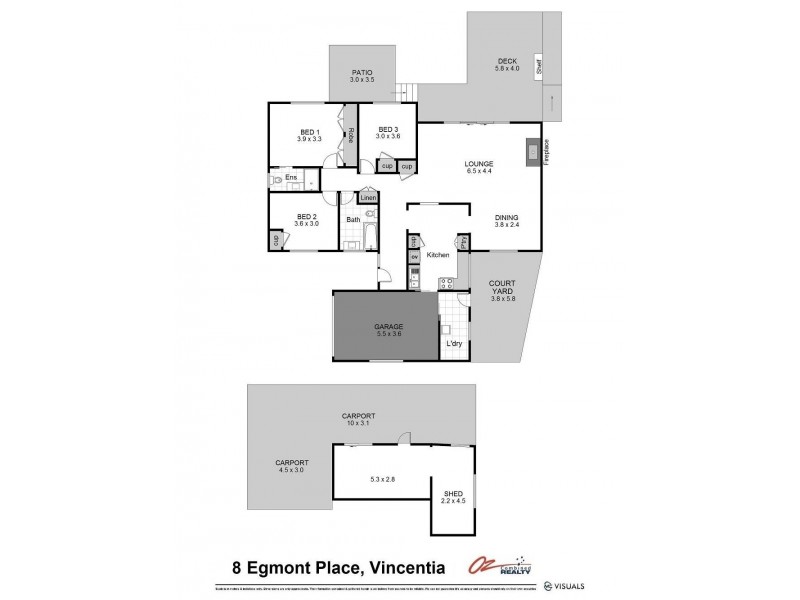 8 Egmont Place, Vincentia NSW 2540 Floorplan