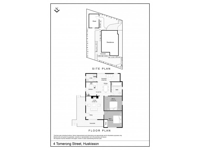 4 Tomerong Street, Huskisson NSW 2540 Floorplan