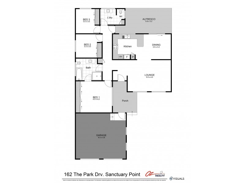 162 The Park Drive, Sanctuary Point NSW 2540 Floorplan